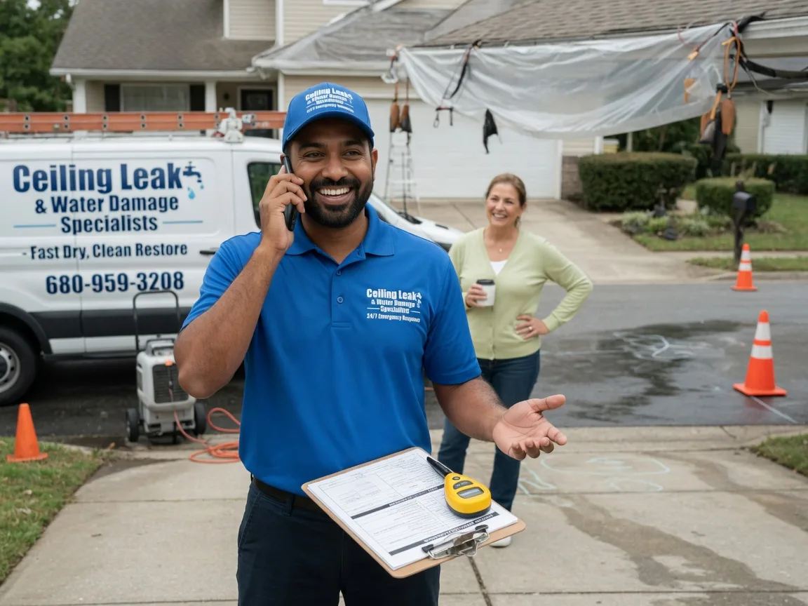 Ceiling Leak Cleanup Centerville, KS FAQs